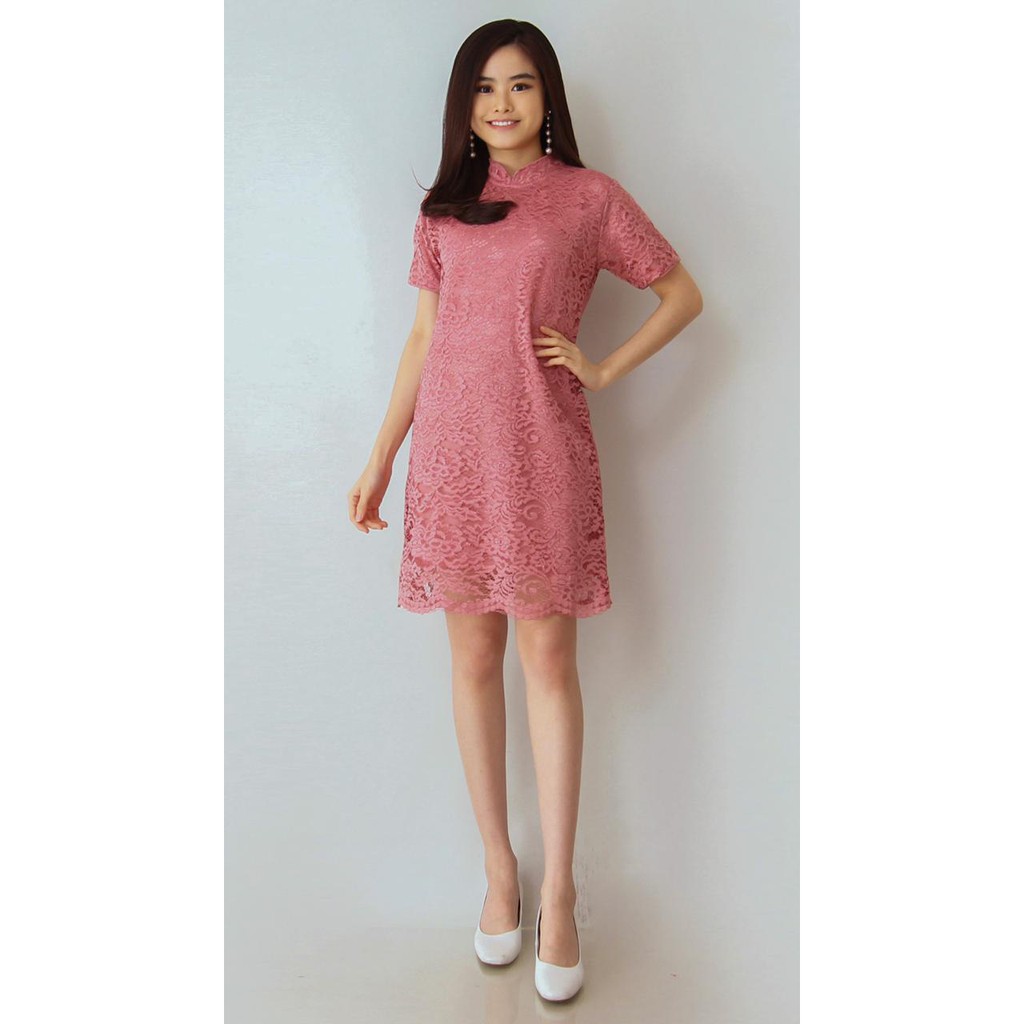 Dress Envi Premium Brukat Corneli Tulang (6warna) DRESS EUNBI DRES NATAL BROKAT