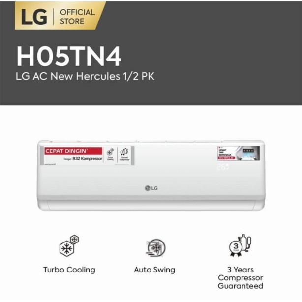 Jual Promo Diskon Spesial Lg Ac Pk Pk Hercules Watt H Tn