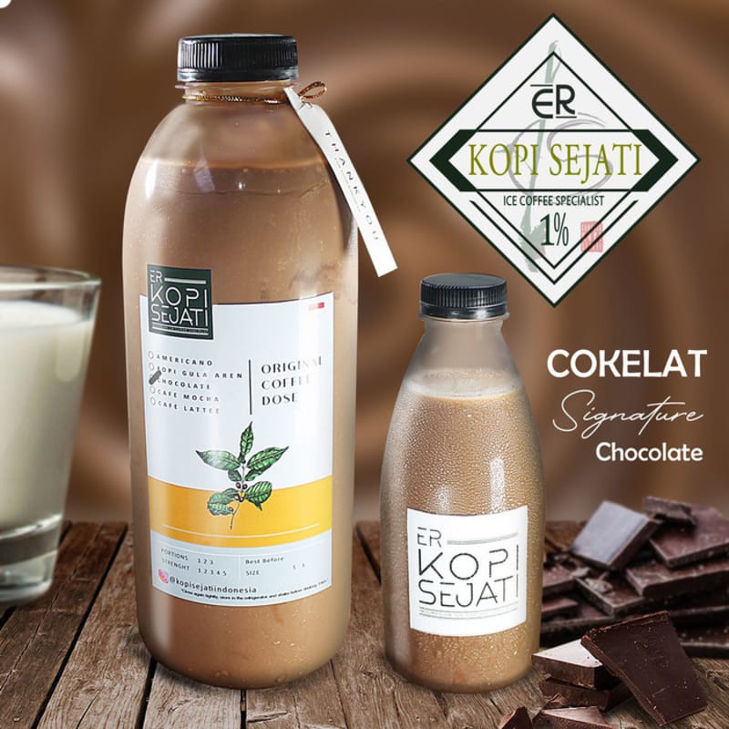 

Cokelat Signature by Kopi Sejati (GOJEK or GRAB only) - 1 Liter