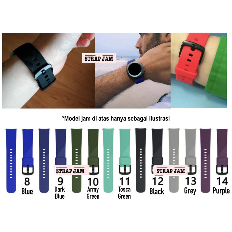 RTS Strap Amazfit GTS 4 Mini - Tali Jam Tangan 20mm Rubber Silikon