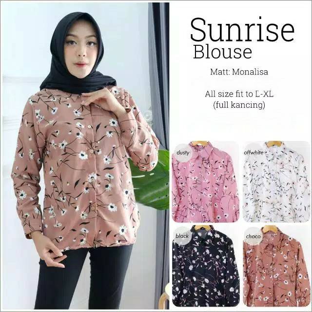 Sunrise blouse (kemeja monalisa)