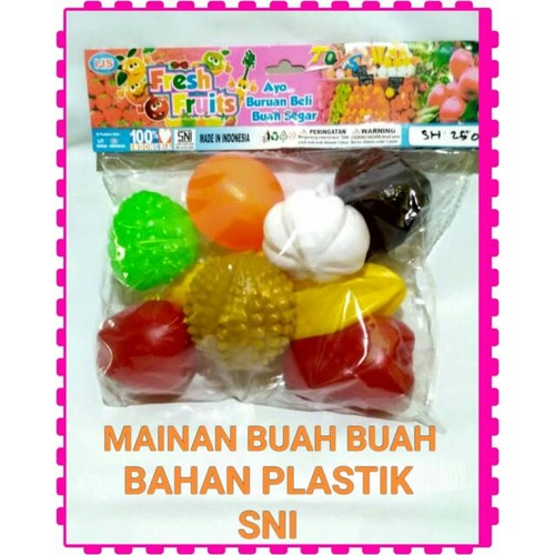 SH250 - Mainan Buah Buahan Segar isi 9 Buah Fresh Fruit Party SH 250