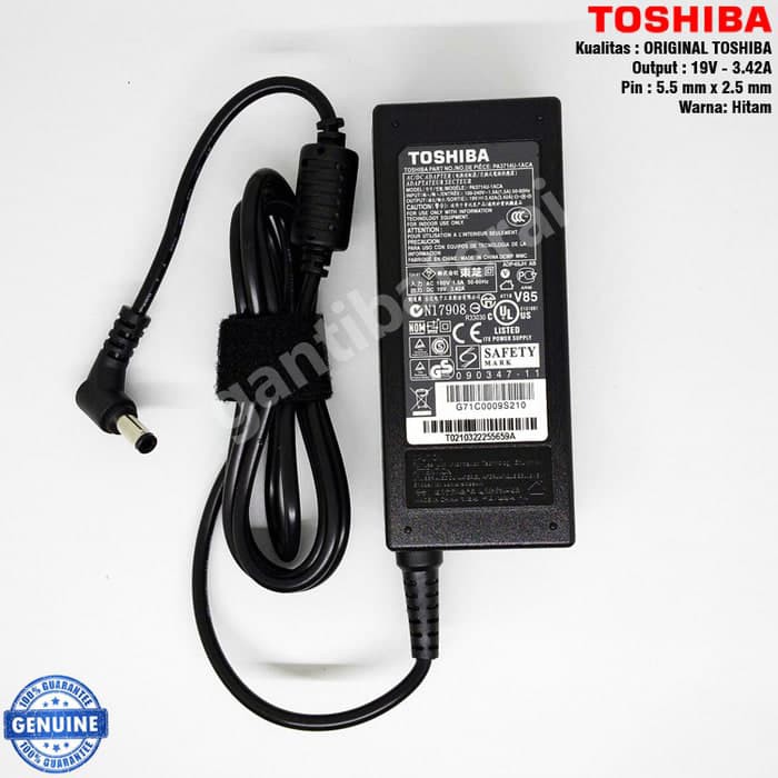 Adapotor Charger Toshiba Satellite Original C600 C640 L740 L745 C850