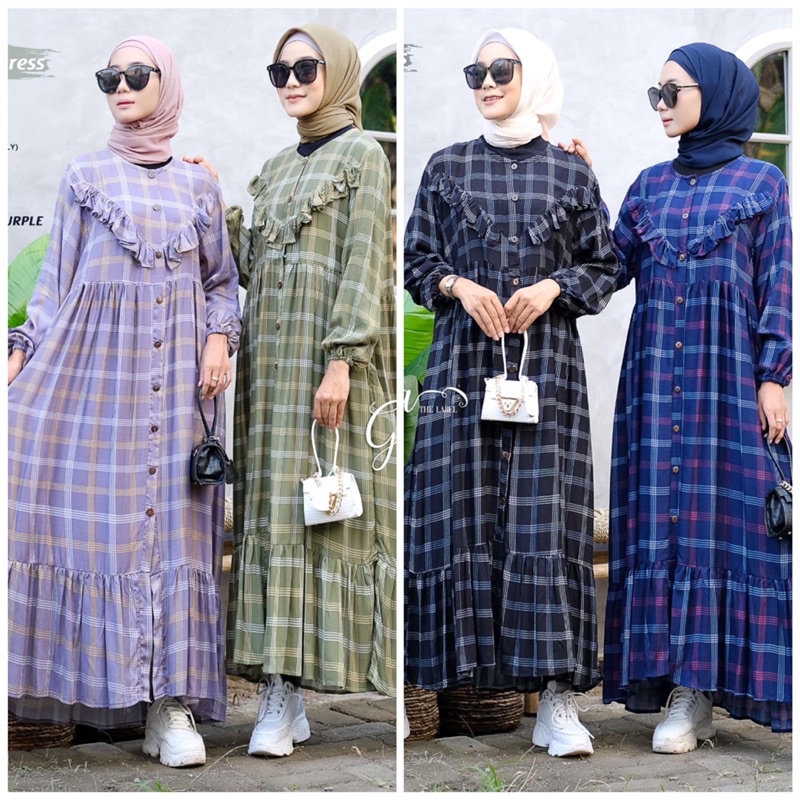 NEW on JUNE ‼️MIDI DRESS cantik kekinian (NULIKA)