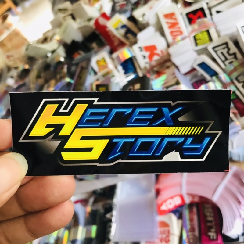 Stiker Motor Racing Vynil Anti Air Herex Story