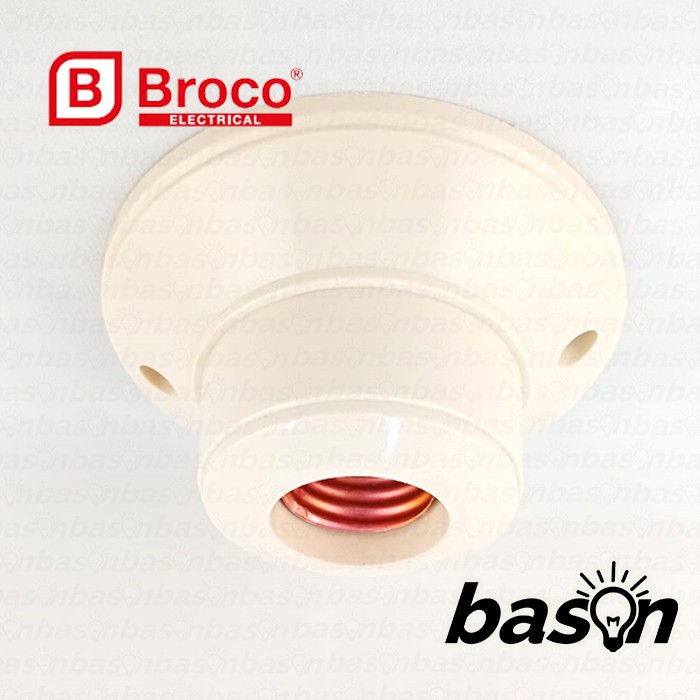 BROCO 1212 Ceiling Lamp Holder - Fitting Plafon E27