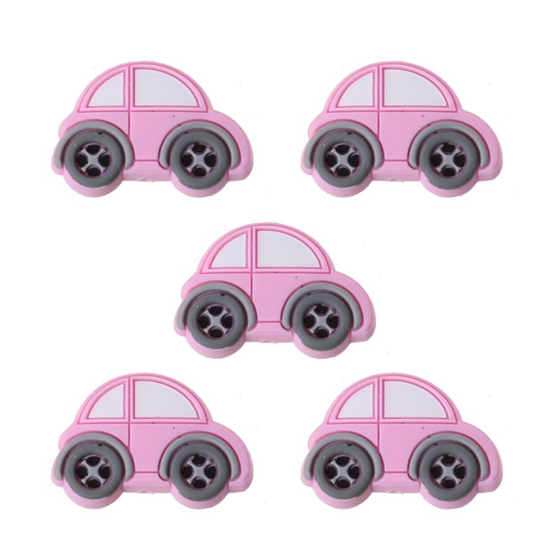 Mary 5pcs / lot Mainan Teether Bayi DIY Bahan Silikon BPA Free