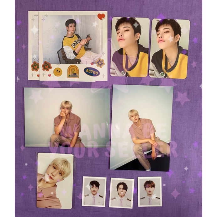 [ READY STOCK ] SHARING ASTRO WONDERWALL, ID PHOTO AAF 2022, AROHA 5th GEN MEMBERSHIP FANKIT (PC PHO