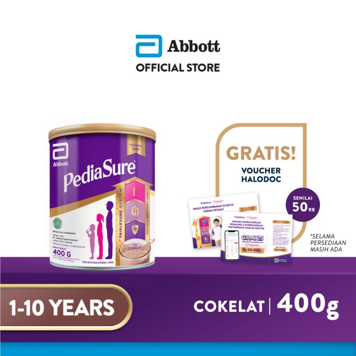 

Pediasure Coklat 400 g (1-10 tahun) Susu Formula Pertumbuhan Anak