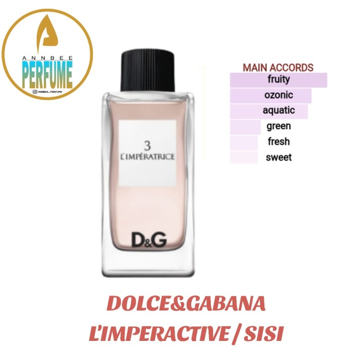 GLAM PARFUM / FARFUM / MINYAK WANGI MURAH - D&G L'IMPERACTICE - SISI