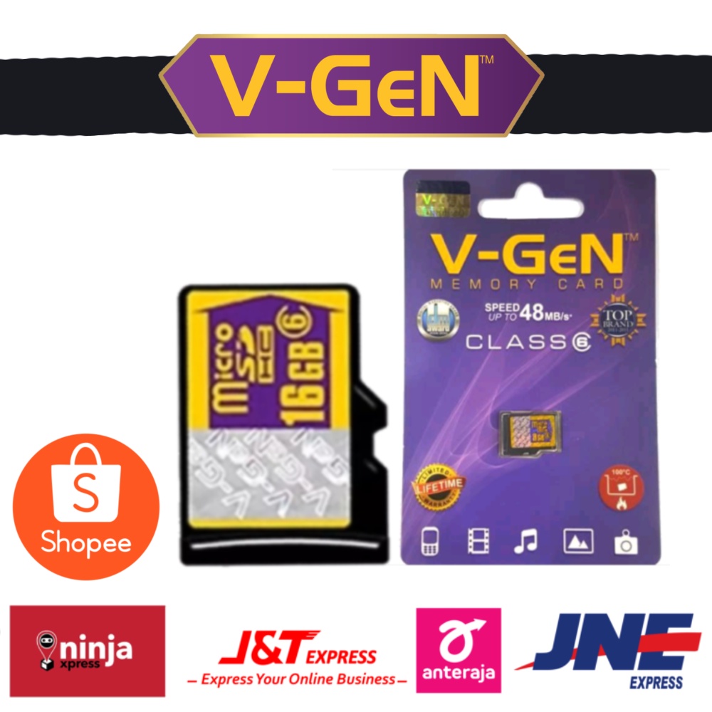 PROMO MEMORY V-GEN 16GB ORIGINAL BERGARANSI RESMI/ MEMORY BAGUS GROSIR