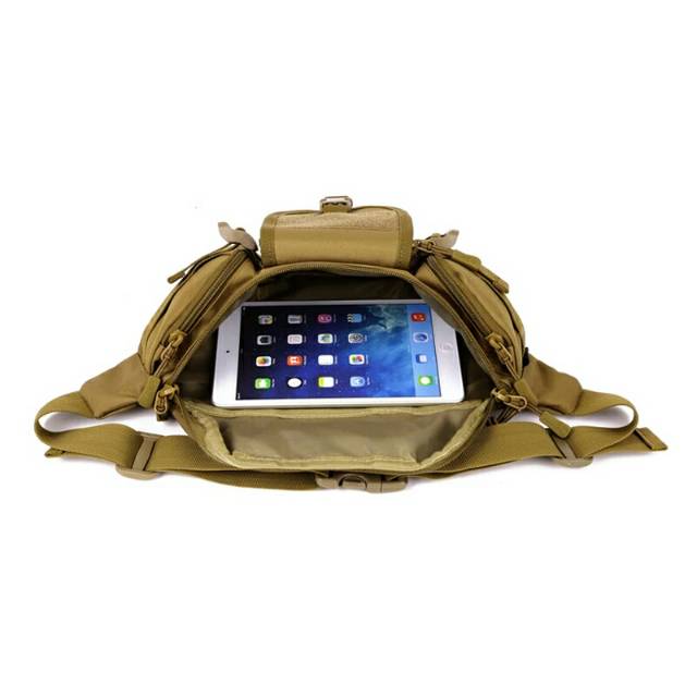 PROMO!!! Waistbag Pria - TRM WATERPROOF LIPAT 1AX802 Oranye. Bisa di Lipat. Parasud Y18 pria Army