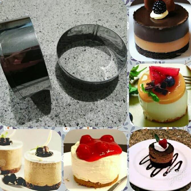 Jual Cetakan Ring Roti Burger Mousse Tartlet Manis Cutter Round Bulat