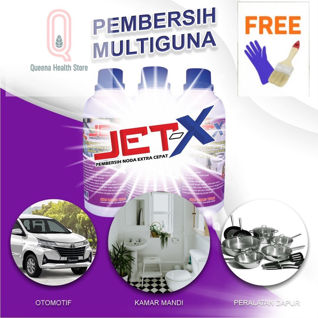 Jet-X Pembersih Multifungsi - Pembersih Karat Pada Besi dan Stainless / Pembersih Kerak