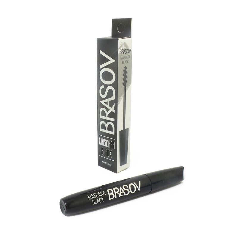 Brasov Mascara Black Waterproof Tahan Air Hitam