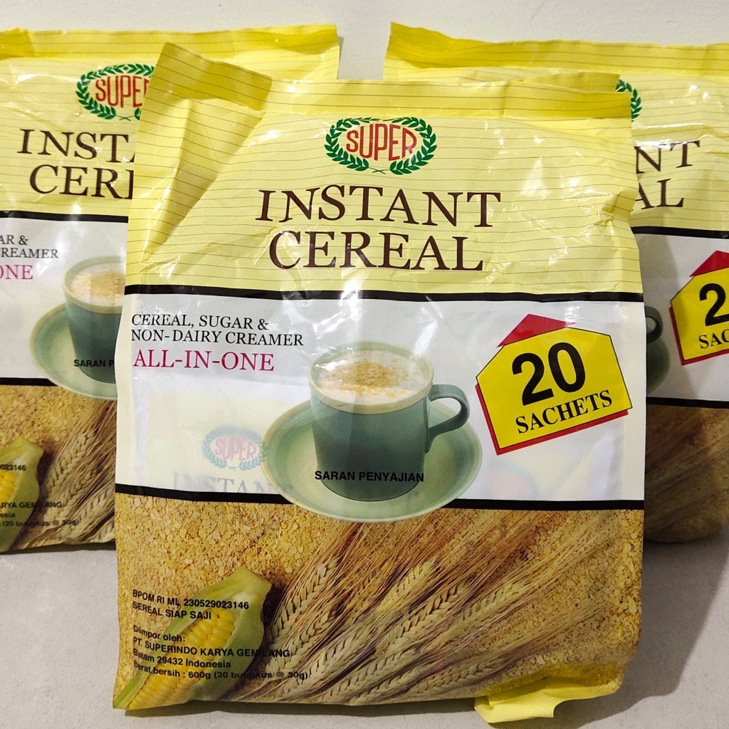 

Cereal Instant Super / cereal jagung instan 20 sachet