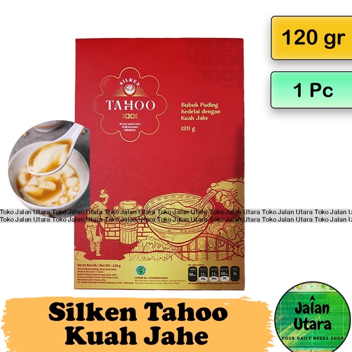 

agar-agar-puding-bahan- silken tahoo kuah jahe 120gr - kembang / wedang tahu instant - jlu