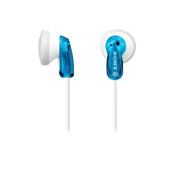Earphone Sony MDR-E9LP Wire Headset Entry In-Ear No Microphone - Blue Earphone