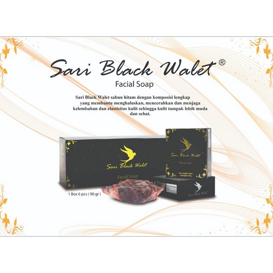 ⭐BAGUS⭐ SARI COSMETICS WHITENING BLACK WALET SERIES | Facial Soap / Sabun / Day / Night Cream