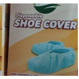 ♛ Shoes COVER Shoe cover DISPOSABLE / SARUNG SEPATU NON WOVEN ECOGREEN 100 PCS ♙