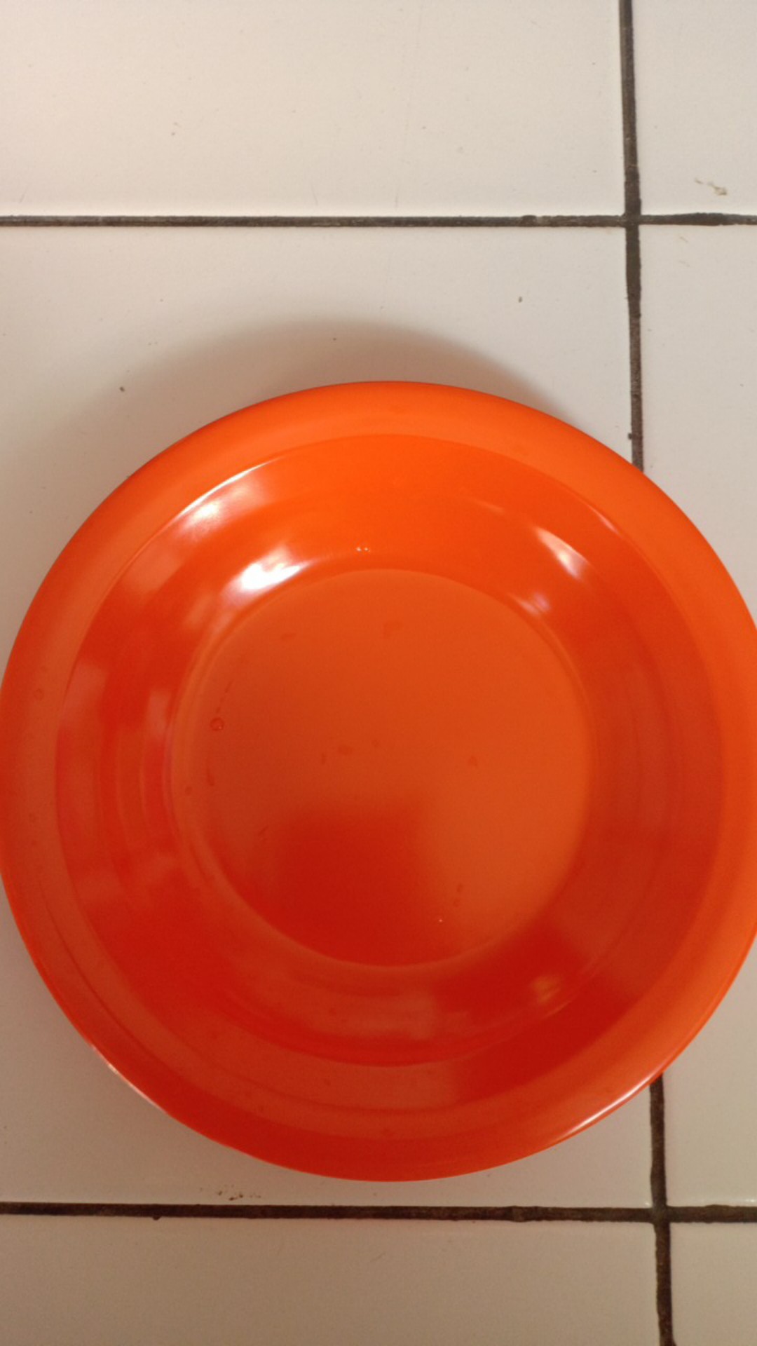 Golden Flying Fish << 2 Pcs >>  Piring Melamin P0901 Ulir Datar 8,4 Inc Orange