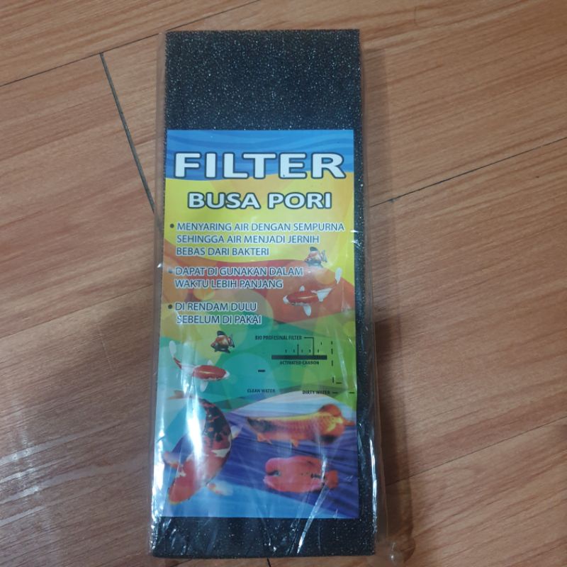 KAPAS BUSA FILTER PORI KAPAS BUSA BIO FOAM 28x10 FILTER AQUARIUM AQUASCAPE