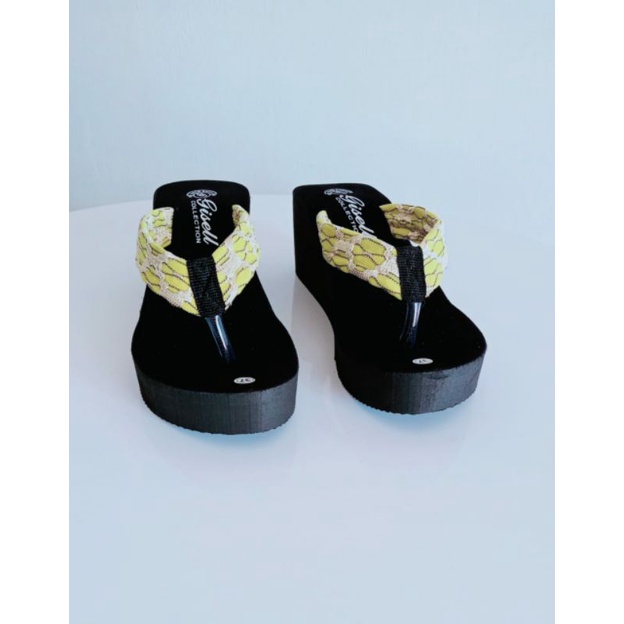 Arkn-SandaL Wanita Wedges PRADA Cod Bayar Di Tempat