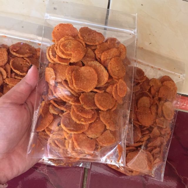 

Kripik sosis pedas (murah)