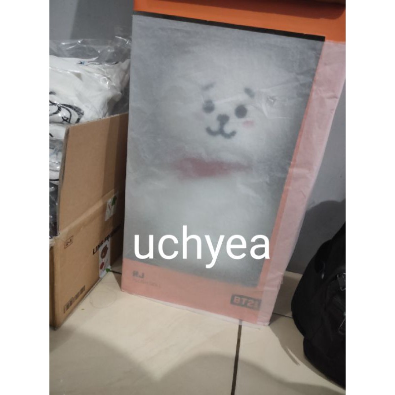 READY STOCK RJ JUMBO Plush Standing doll LIMITED Seokjin Jin BTS BT21
