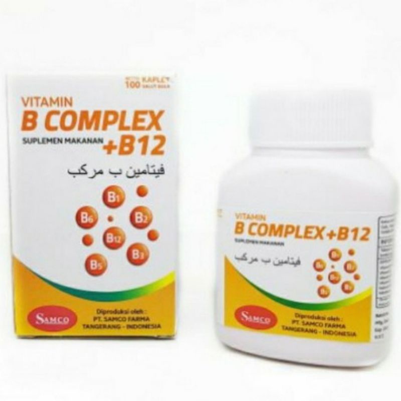 Jual Vitamin B Complex B Samco Botol S Indonesia Shopee Indonesia