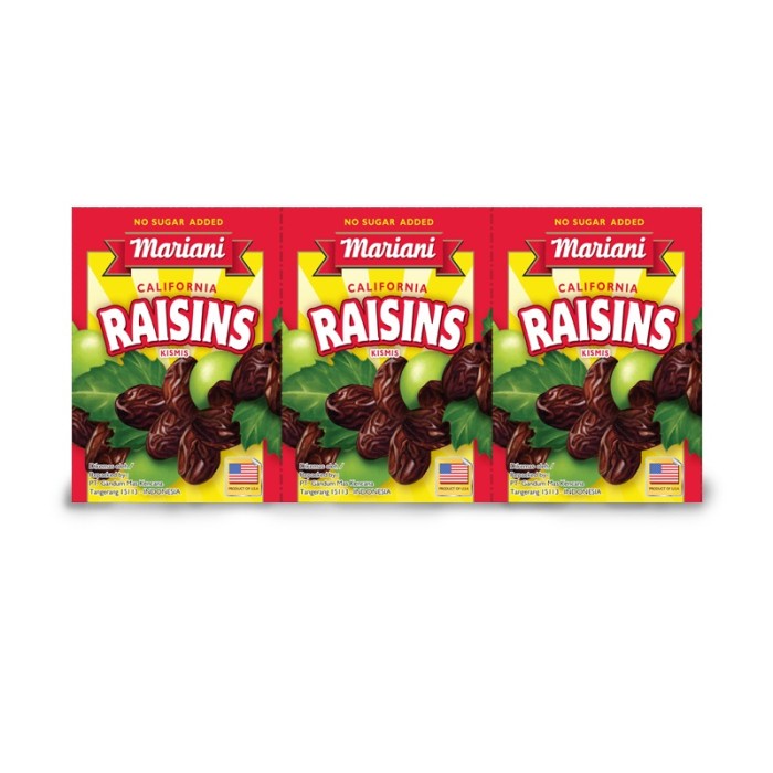 

Mariani Raisins 6X30 G
