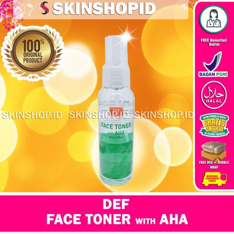 DEF Face Toner with Aha 100ML