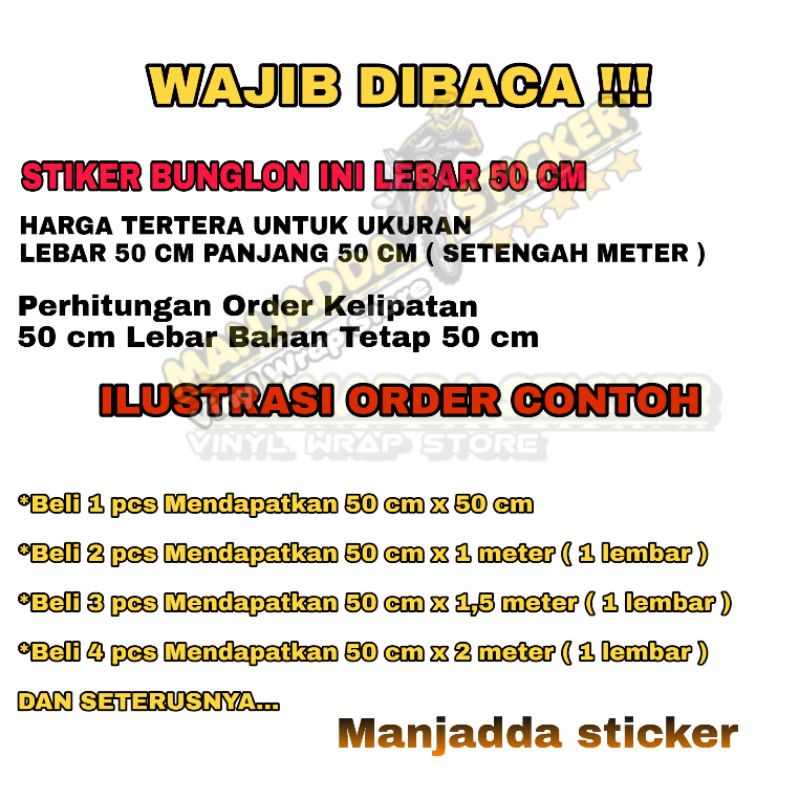 Permeter Stiker Skotlet Ungu Taro Kualitas Premium Bahan Tebal Mudah Dipasang