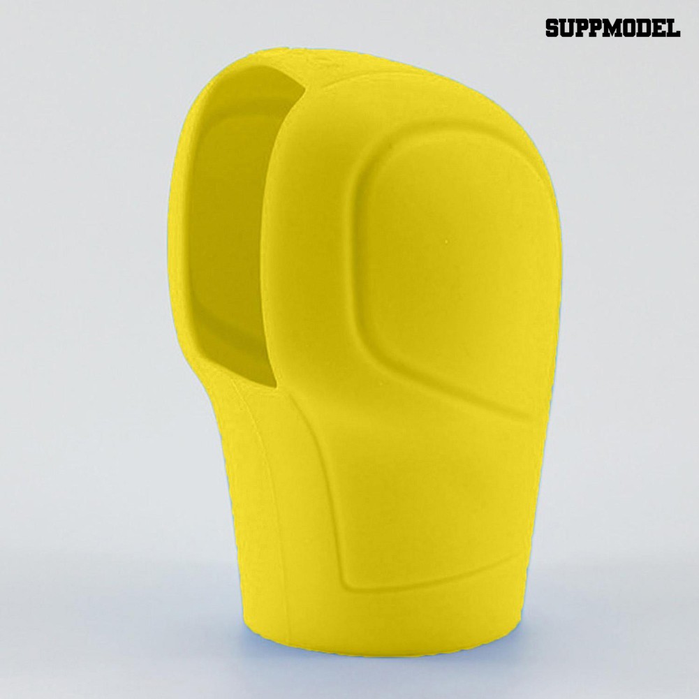 Suppmodel 1pc Cover Knob Persnelingrem Tangan Bahan Silikon Untuk Mobil