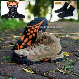  BONUS KAOS  KAKI  BUFF SEPATU BOOT HIKING SEPATU 