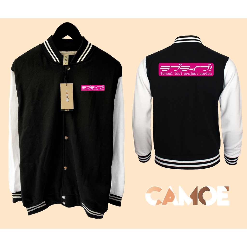 Jaket Baseball Varsity Anime Love Live Logo