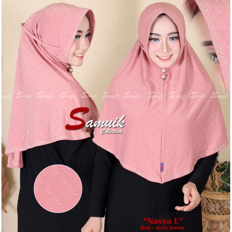 SAMUIK JILBAB JERSEY CUBIT PRADA NASYA L