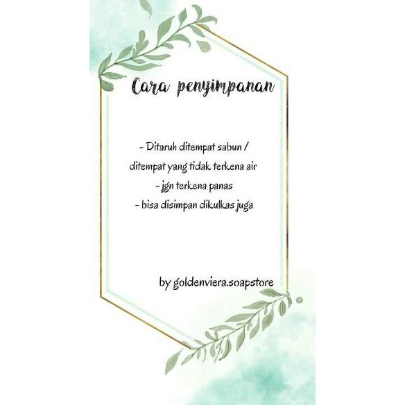 

❀ GOLDEN VIERA [free goodie bag eksklusif] Ω