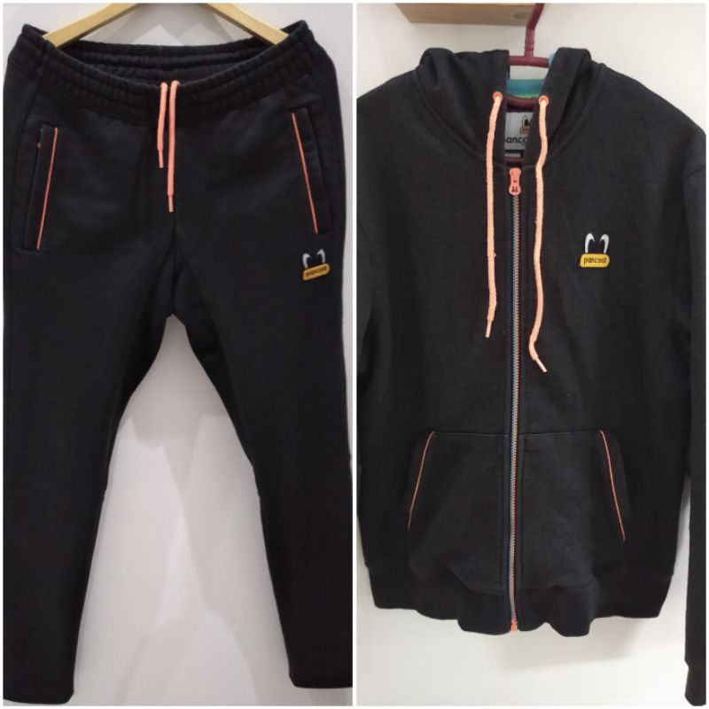 PL Stelan  Zip Hoodie Pancoat dan celana Pancoat/pl original/ hoodie second