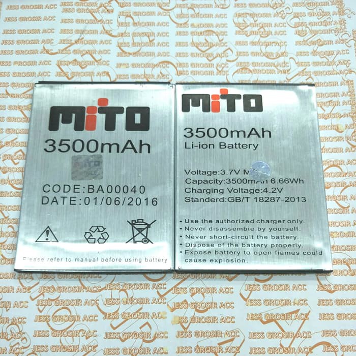 Baterai Battery Double Power MITO BAA-00040