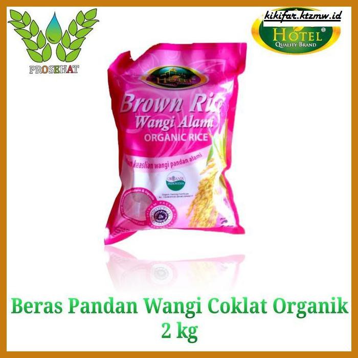 

ANEKA-BERAS- HOTEL BERAS PANDAN WANGI COKLAT ORGANIK 2 KG -BERAS-SEHAT.