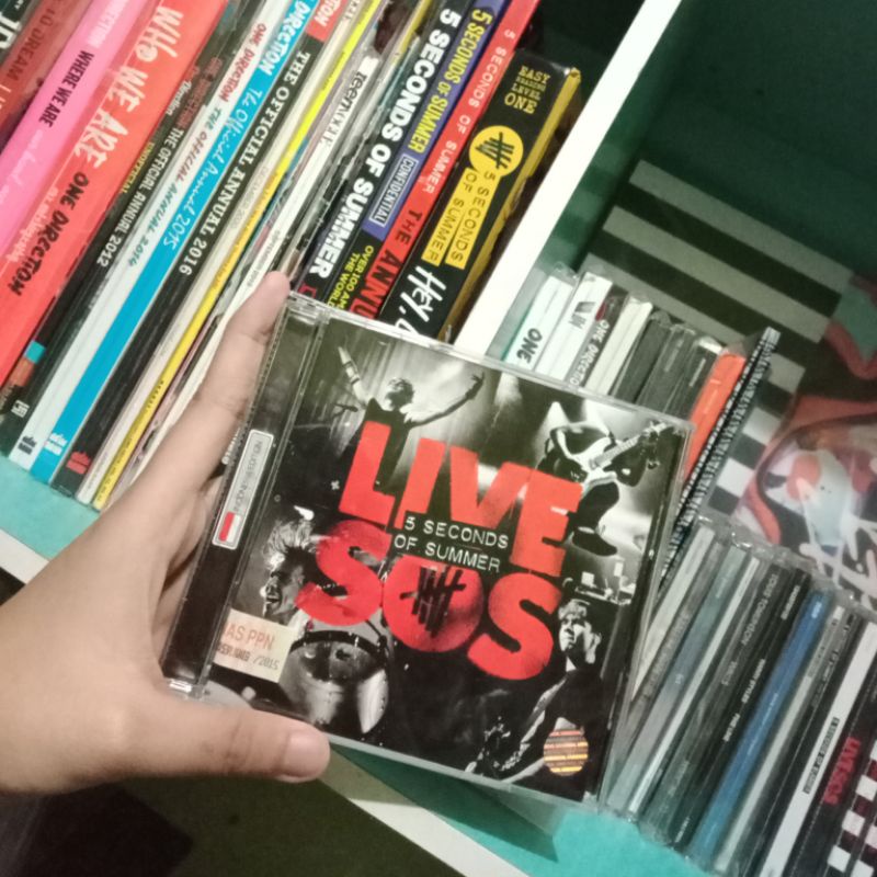 ALBUM 5 SECONDS OF SUMMER 5SOS - LIVESOS [OFFICIAL] PRELOVED CD EP YOUNGBLOOD CALM SGFG LIVE SOS
