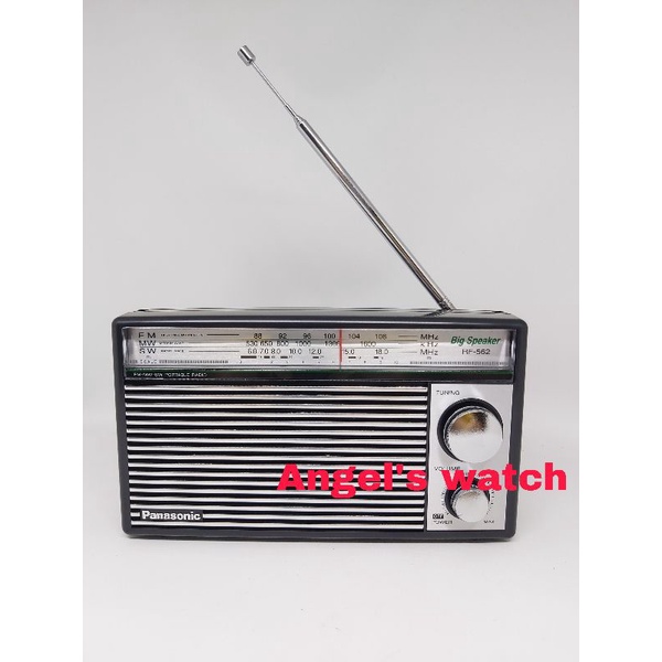 angelswatch radio jadul 3 band panasonic rf562 RF-562 3 band FM/SW/MW