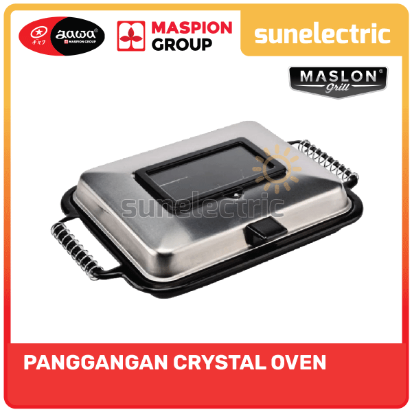 Maspion BLG Panggangan Crystal Oven Alat Panggang Ikan / BBQ Grill / Griller Pemanggang Kompor