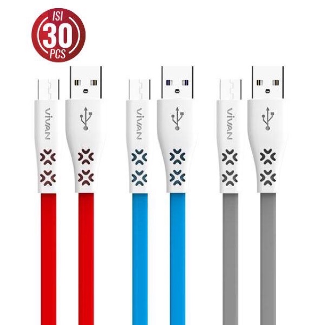 KABEL DATA VIVAN CTM MICRO USB MINI TUBE / ANDROID