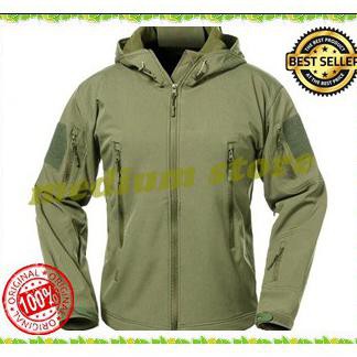 Promo Jaket Tad Import Soft Sell Shark Skin/ Jaket Jokowi Windbreaker Bahan Dalam Polar /Jaket