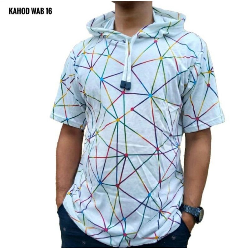 kaos hoodie segi tiga size S-5XL