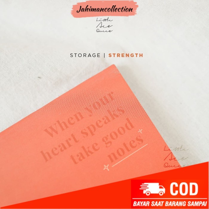 

✨ BISA COD ✨ Memo/Notepad/Strength by LAQ