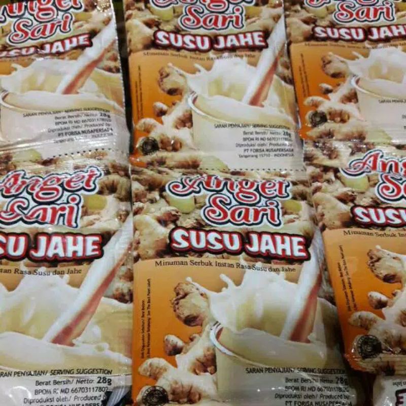 

Anget Sari Susu Jahe isi 10 sachet