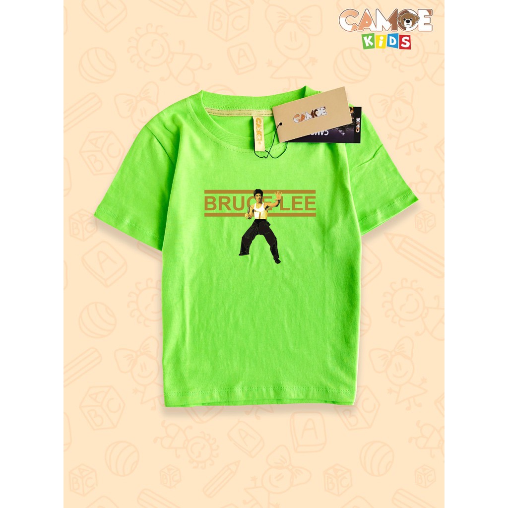 baju kaos anak kids premium desain bruce lee brus li